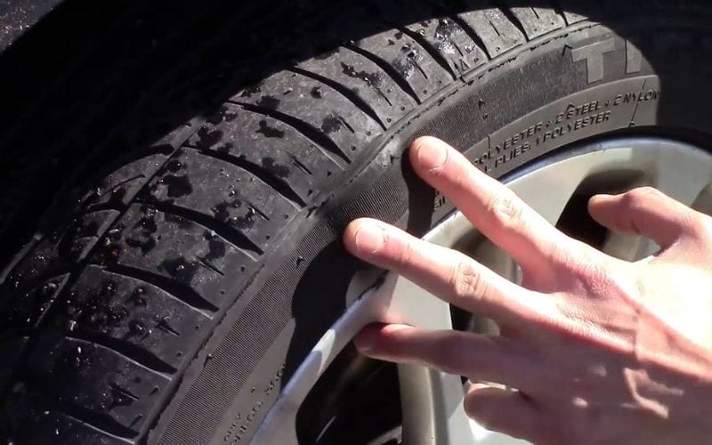 Driving with Tire Bulge