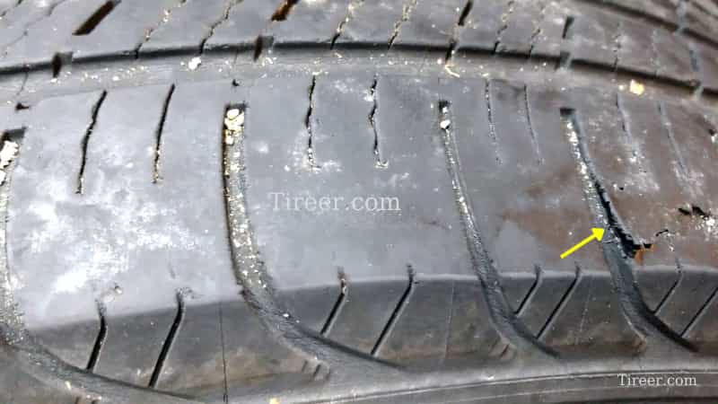 Tire tread separation on my tire