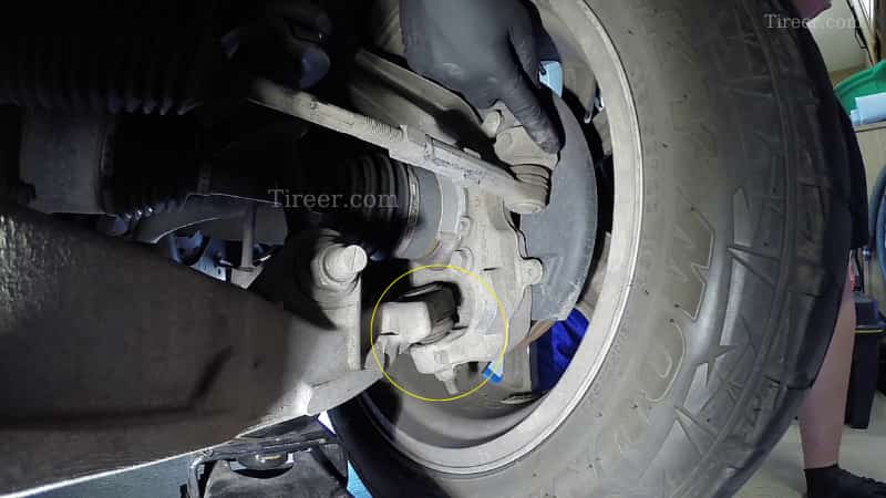 When the ball joints fail, you might hear a creaking noise while turning
