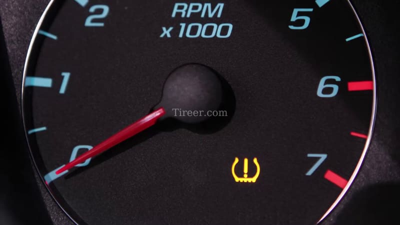 Why is my tire pressure light blinking?