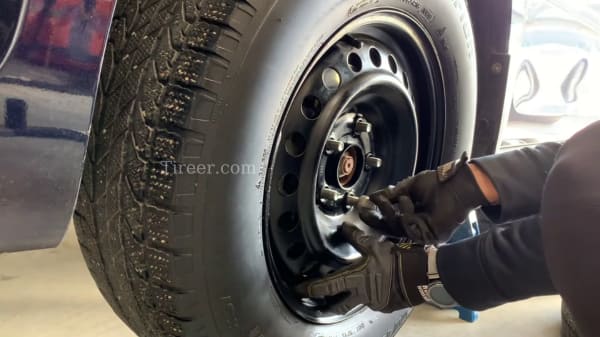 Reattaching the lug nuts