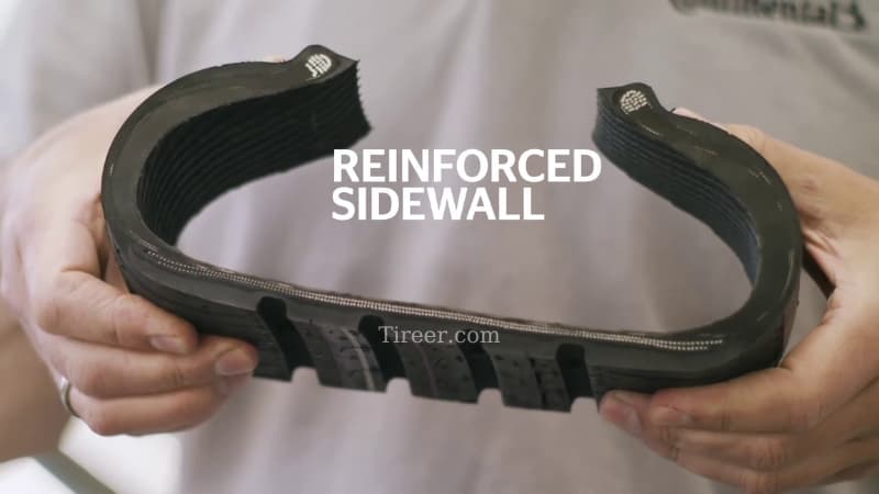 Self-supporting run-flat tires have thicker and stiffer sidewall