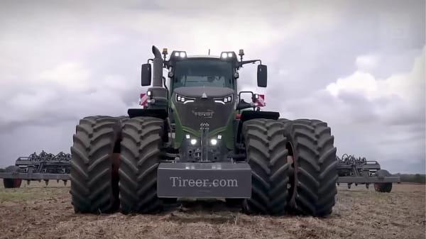 How much does a tractor tire weigh?