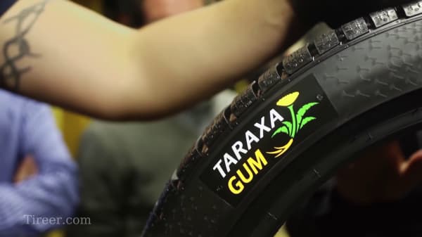 Tires are made from natural dandelion rubber