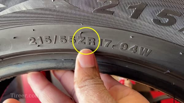 What does ZR mean on a tire?